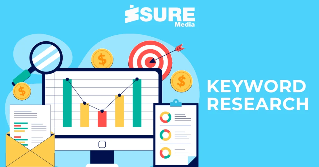 image showing keyword research based on search volume and more