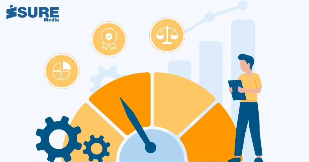 a person monitoring site speed