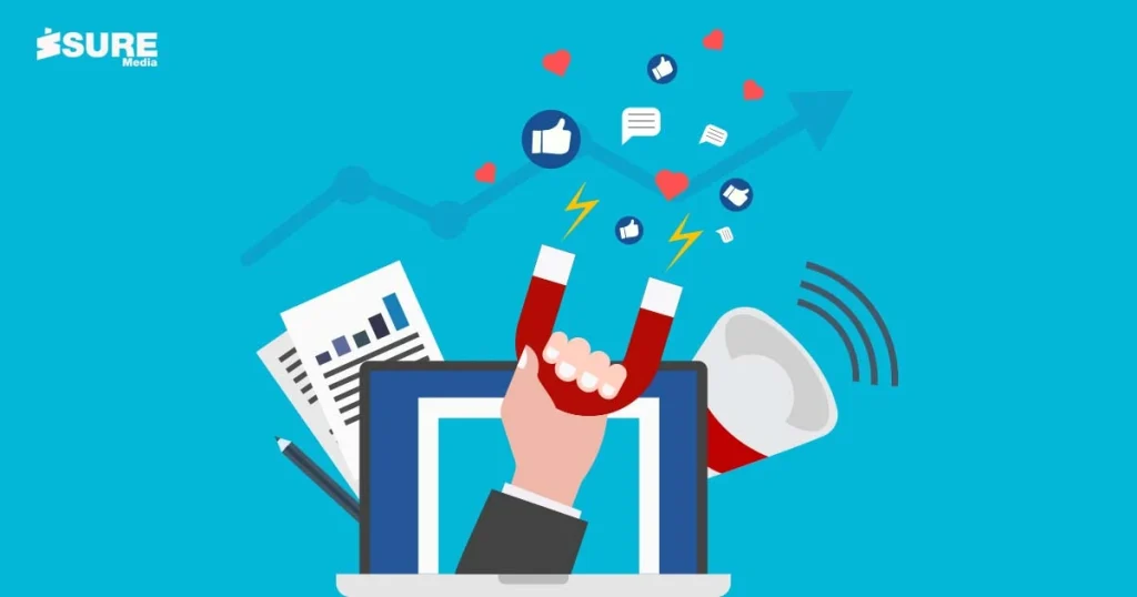 social media for business, attracting leads, business and more
