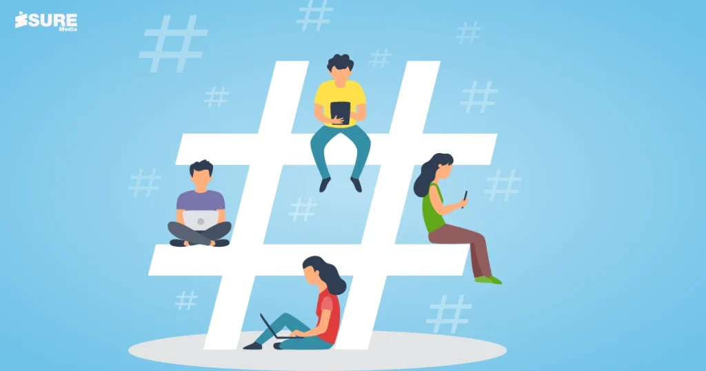 use of hashtags to rank social media posts better