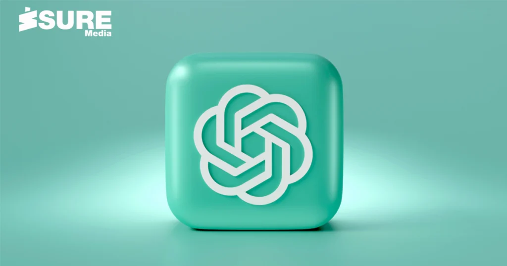 chat gpt logo with light green background