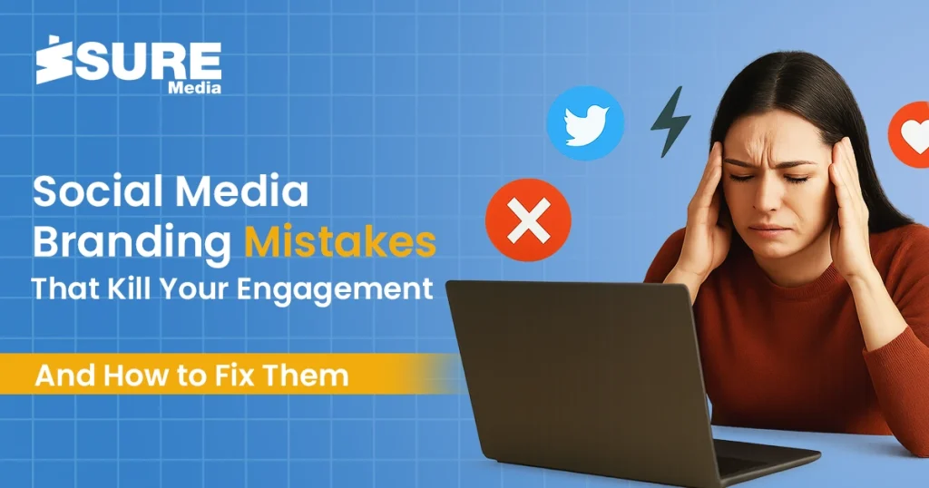 Social Media Branding Mistakes that Kill your Engagement and how to fix them - Banner Image